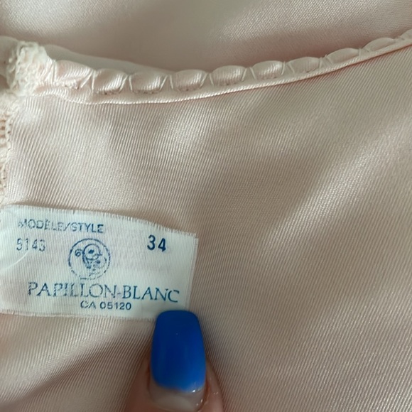 Papillon-Blanc light pink camisole with lace size 34 - Picture 5 of 13